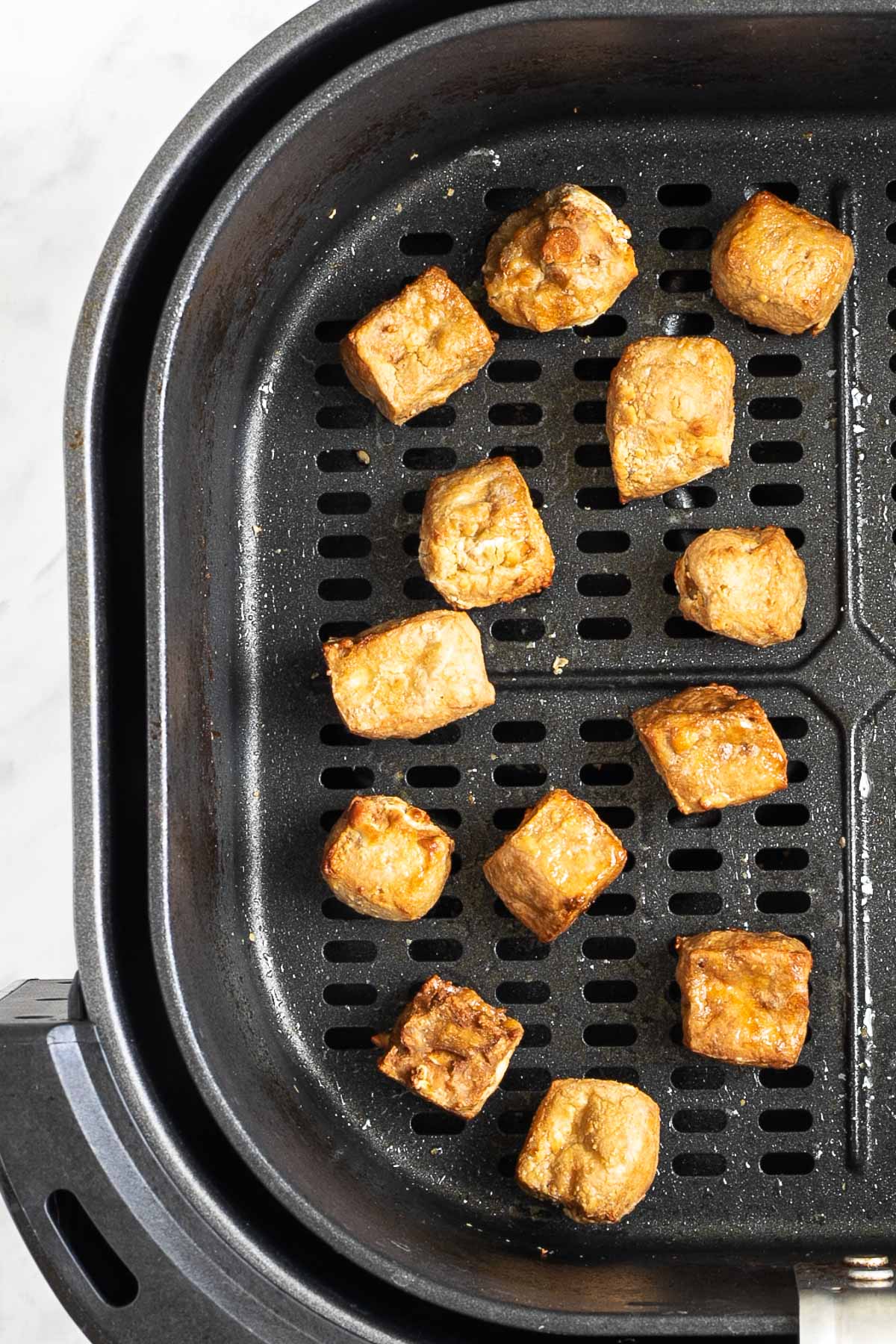Crispy tofu in air fryer